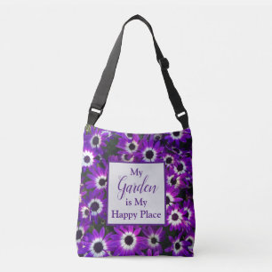 Garden is mijn favoriete Paarse ventilator Crossbody Tas