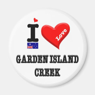 GARDEN ISLAND CREEK - I Love Magneet