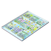 Garden Journal Basil Planten Dragonfly Bijen Kruid Notitieboek (Linkerzijde)