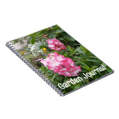 Garden Journal Pink Penstemon Spring Flowers Notitieboek (Rechterzijde)