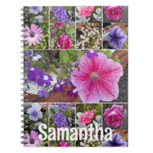 Garden Journal Pink Petunia Pretty Spring Flowers