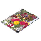 Garden Journal Rannunculus Red Spring Flowers Notitieboek (Linkerzijde)