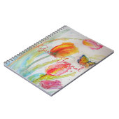Garden Journal Tulip Floral Waterverf notebook Notitieboek (Linkerzijde)