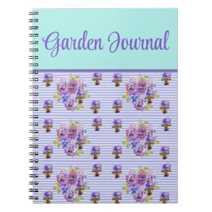 Garden Journal Viola Paars Lila Floral Notitieboek