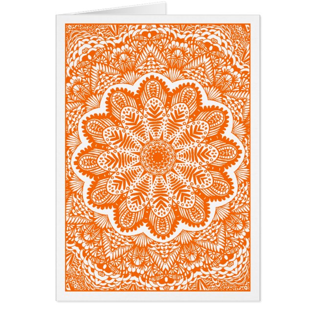 Garden Kaliedoscoop 04 - Sinaasappel (Voorkant)