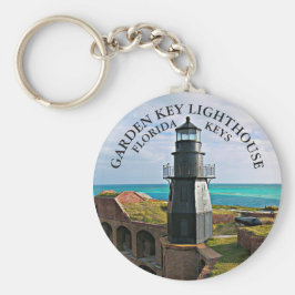 Garden Key Lighthouse, Dry Tortugas FL Sleutelhang Sleutelhanger