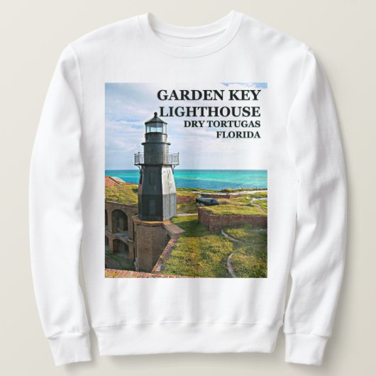 Garden Key Lighthouse, Dry Tortugas FL Sweatshirt (Design voorkant)