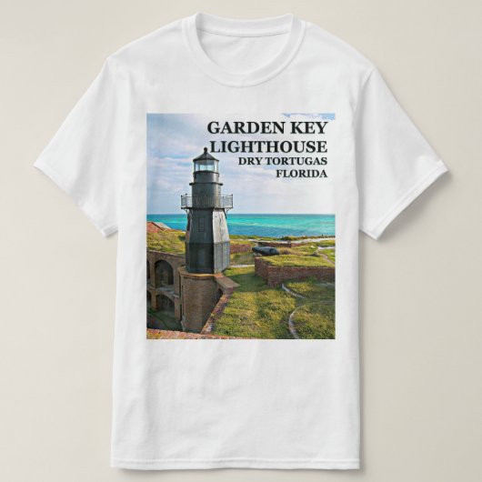 Garden Key Lighthouse, Dry Tortugas, FL T-Shirt (Design voorkant)