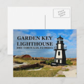 Garden Key Lighthouse, Dry Tortugas, Florida Briefkaart (Voorkant / Achterkant)