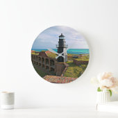 Garden Key Lighthouse, Dry Tortugas Florida Grote Klok (Huis)