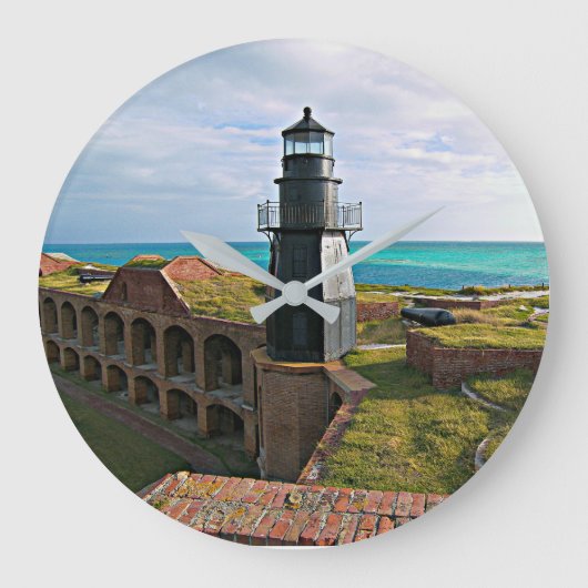 Garden Key Lighthouse, Dry Tortugas Florida Grote Klok (Voorkant)