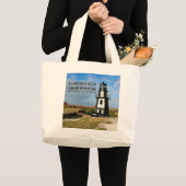 Garden Key Lighthouse, Dry Tortugas Florida Grote Tote Bag (Voorkant (product))
