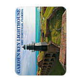 Garden Key Lighthouse, Dry Tortugas Florida Magneet (Verticaal)