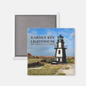 Garden Key Lighthouse, Dry Tortugas Florida Magnet (Voorkant / Achterkant)