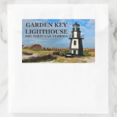 Garden Key Lighthouse, Dry Tortugas Florida Rechthoekige Sticker (Tas)