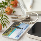 Garden Key Lighthouse, Dry Tortugas Florida Sleutelhanger (Voorkant Rechts)