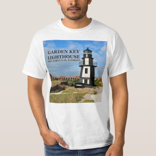 Garden Key Lighthouse, Dry Tortugas, Florida T-shirt (Voorkant)