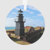 Garden Key Vuurtoren, Dry Tortugas FL Ornament (achterkant)