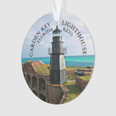 Garden Key Vuurtoren, Dry Tortugas FL Ornament (voorkant)