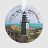 Garden Key Vuurtoren, Dry Tortugas FL Ornament (voorkant)