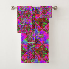 Garden Kilt Schilderen met kalkgroene hydrangea Bad Handdoek