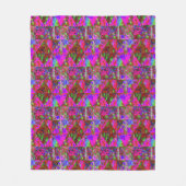 Garden Kilt Schilderen met kalkgroene hydrangea Fleece Deken (Voorkant)