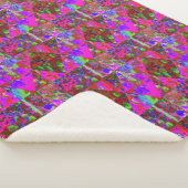 Garden Kilt Schilderen met kalkgroene hydrangea Sherpa Deken (3/4)