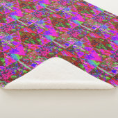 Garden Kilt Schilderen met kalkgroene hydrangea Sherpa Deken (3/4)