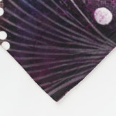 Garden Kitty Cat Floral Abstract Personalized Fleece Deken (Hoek)