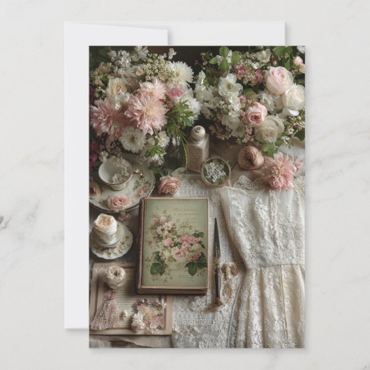 Garden Lace Afternoon Tea | bloemcharme Kaart (Voorkant)