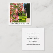 Garden Landscaper fotoreis toerisme Spanje Vierkante Visitekaartje (Voorkant / Achterkant)