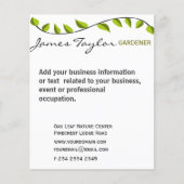 Garden Leaf Gardening Green Flyer (Voorkant)