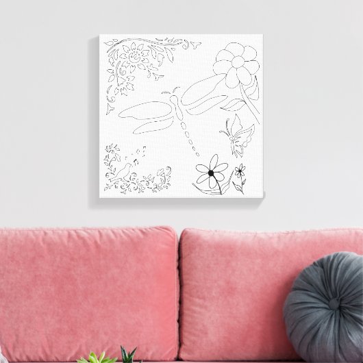 Garden Life DIY Schilder het Canvas Afdruk (Insitu (Woonkamer))