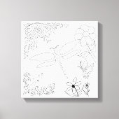 Garden Life DIY Schilder het Canvas Afdruk (Voorkant)