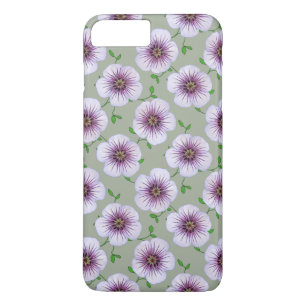 Garden Light Blue Geranium Flower op elke kleur Case-Mate iPhone Case