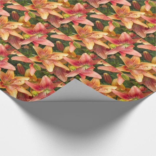 Garden Lilies Cadeaupapier (Hoek)