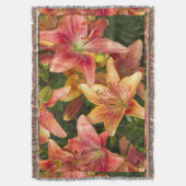 Garden Lilies Deken (Voorkant Verticaal)