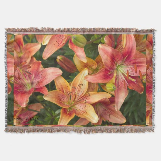 Garden Lilies Deken (Voorkant)