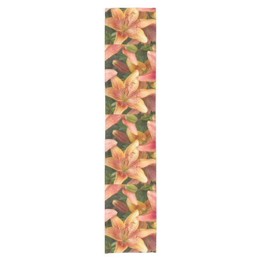 Garden Lilies Korte Tafelloper (Voorkant)