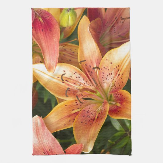 Garden Lilies Theedoek (Verticaal)