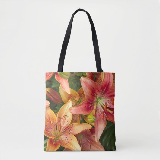 Garden Lilies Tote Bag (Voorkant)