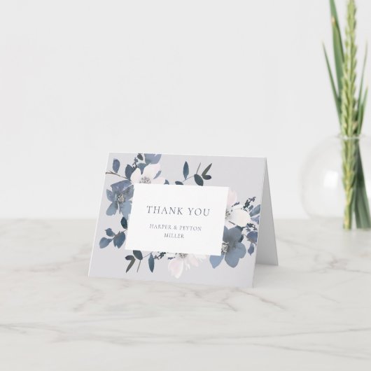 Garden Love Flat Dank je wel kaart (Voorkant)