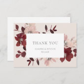 Garden Love Flat Dank je wel kaart (Voorkant / Achterkant)