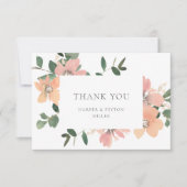 Garden Love Flat Dank je wel kaart (Voorkant)