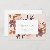 Garden Love Flat Dank je wel kaart (Voorkant / Achterkant)