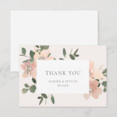 Garden Love Flat Dank je wel kaart (Voorkant / Achterkant)