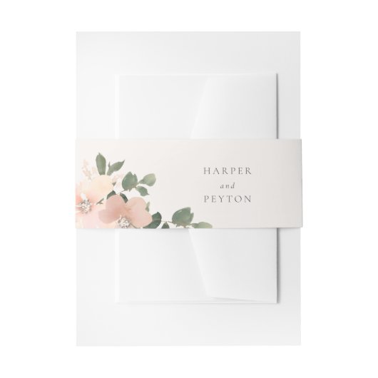 Garden Love Invitation Belly Band Uitnodigingen Wikkel (Voorkant Voorbeeld)