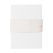 Garden Love Invitation Belly Band Uitnodigingen Wikkel (Achterkant Voorbeeld)