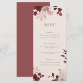 Garden Love Menu Card (Voorkant / Achterkant)