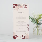 Garden Love Menu Card (Staand voorkant)